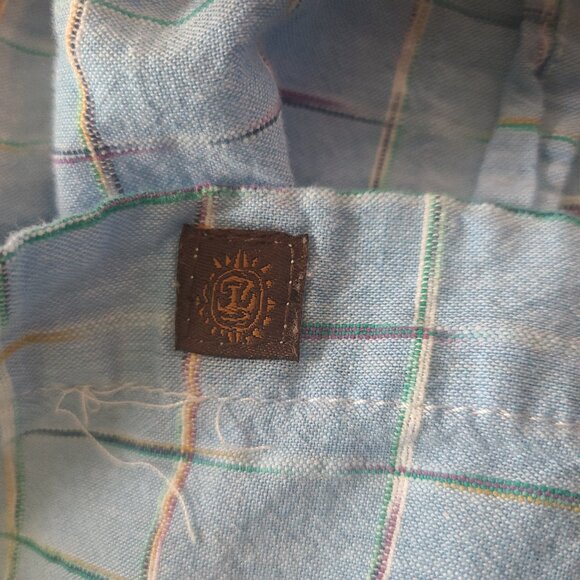 Men's The territory Ahead Button front shirt - L Check pattern Style T3631 - Picture 9 of 10